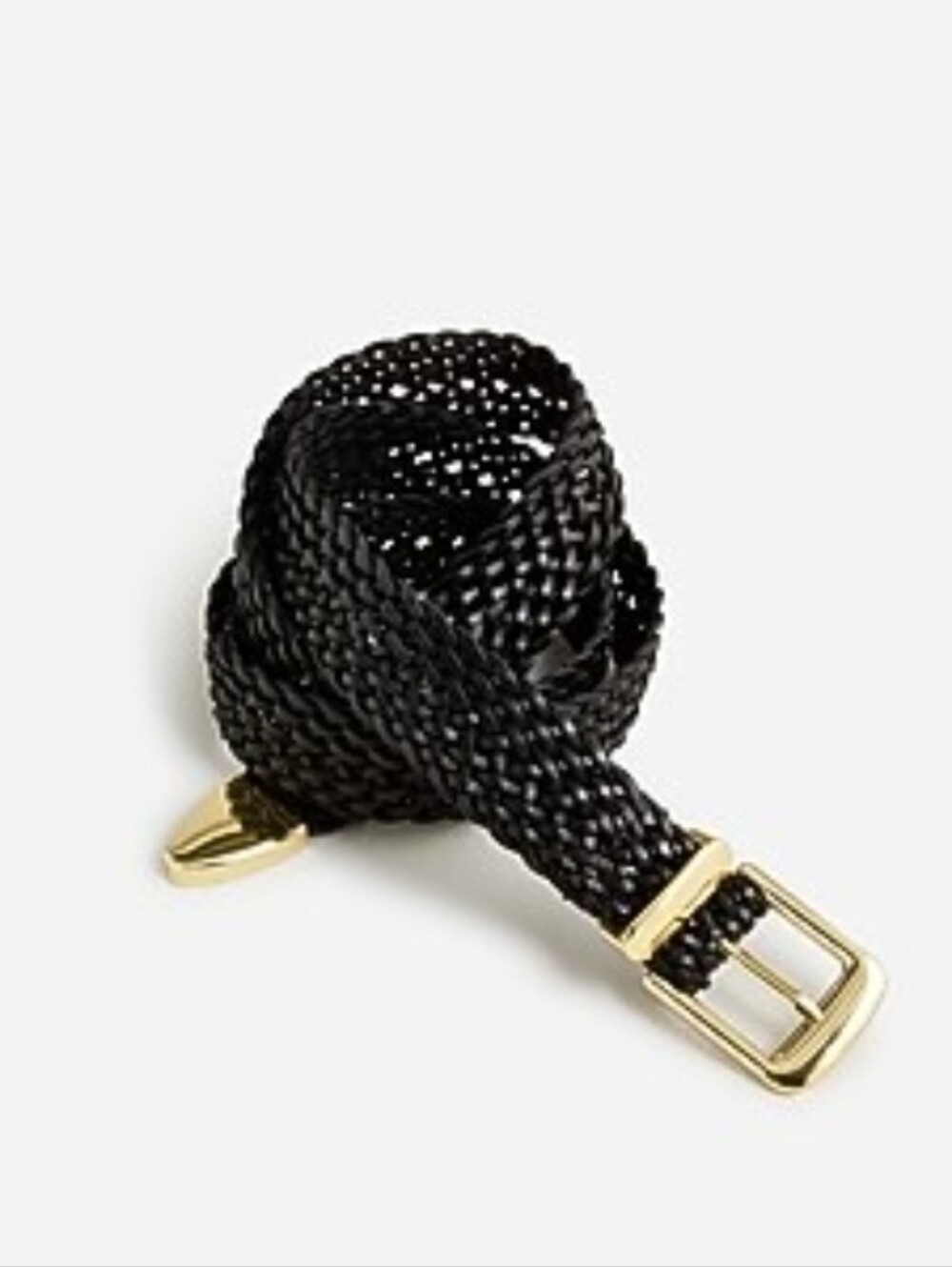 JCrew Braided Italian Leather Belt XS NWT
